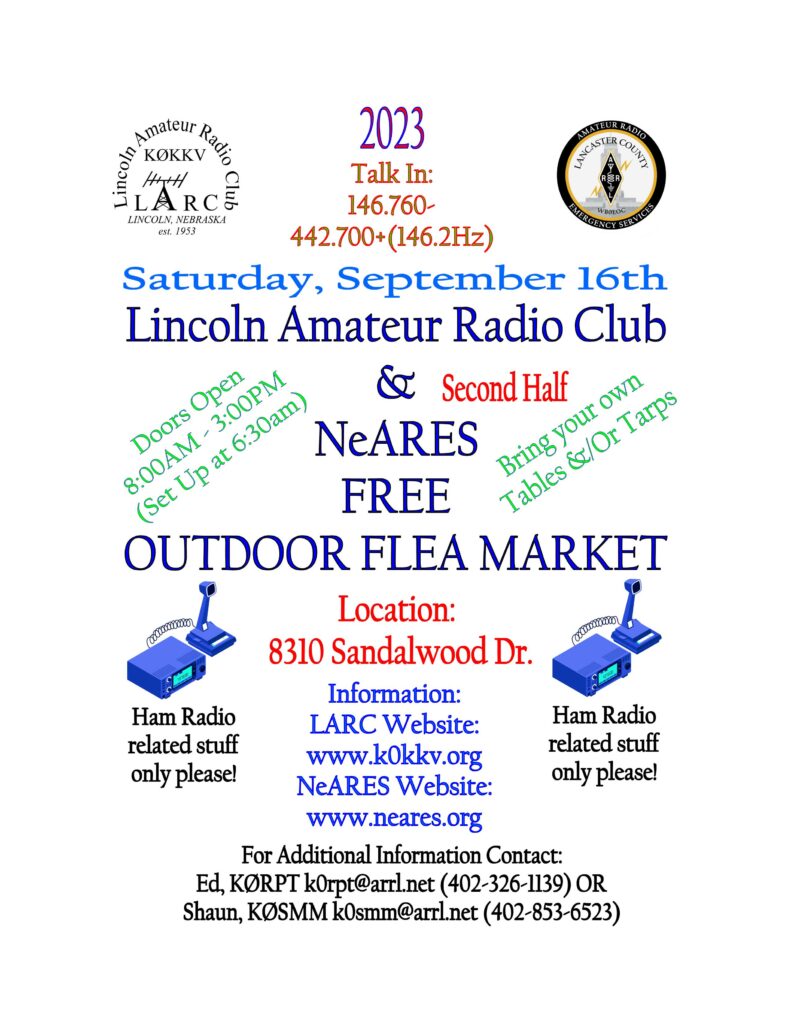 Flier for the Flea Market